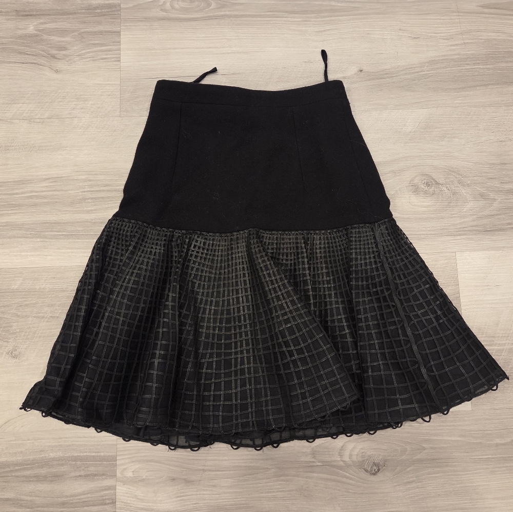 Andrew GN Wool Mesh Skirt